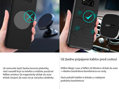 Nillkin Magic Case Black - ochrann kryt (obal) so zabudovanmi magnetmi pre Samsung Galaxy S8 Plus