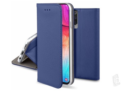 Fiber Folio Stand Blue (modr) - Flip puzdro na Samsung Galaxy A20s