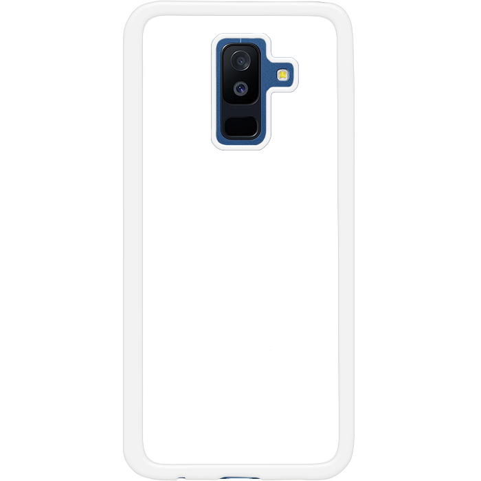 Kryt (obal) s potlaou (vlastnou fotkou) s bielym gumenm okrajom pre Samsung Galaxy A6 Plus 2018 **VPREDAJ!!
