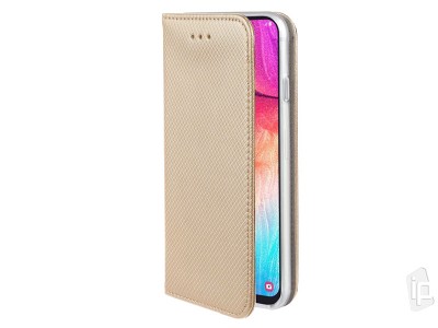 Fiber Folio Stand Gold (zlat) - Flip pouzdro na Samsung Galaxy M31s