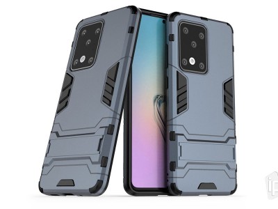 Armor Stand Defender (edo-modr) - Odoln kryt (obal) na Samsung Galaxy S20 Ultra