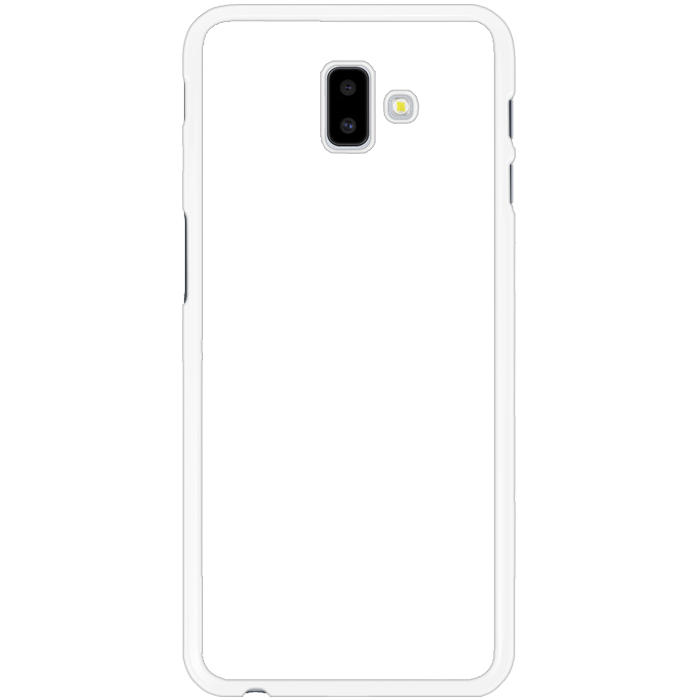 Kryt (obal) s potlaou (vlastnou fotkou) s bielym gumenm okrajom pre Samsung Galaxy J6 Plus 2018 **VPREDAJ!!