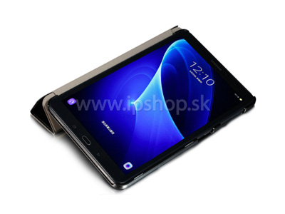 Puzdro Smart Stand Light Blue (bledomodr) na tablet Samsung Galaxy Tab A 10.1 2016 LTE (SM-T585) + flia na displej