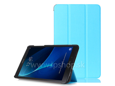 Puzdro Smart Stand Light Blue (bledomodr) na tablet Samsung Galaxy Tab A 10.1 2016 LTE (SM-T585) + flia na displej