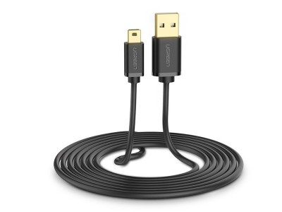 UGREEN Data Cabel  Nabjac a synchronizan kabel USB  Mini USB (3m)