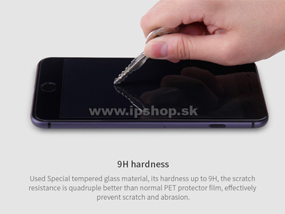 NILLKIN 3D AP+ PRO - Temperovan tvrden ochrann sklo na cel displej pre Apple iPhone 7 Plus / iPhone 8 Plus biele