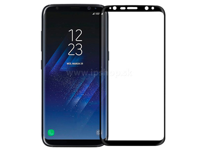 3D CP+ MAX - Temperovan� tvrzen� ochrann� sklo na cel� displej pro SAMSUNG Galaxy S8 Plus - �ern� **V�PREDAJ!!