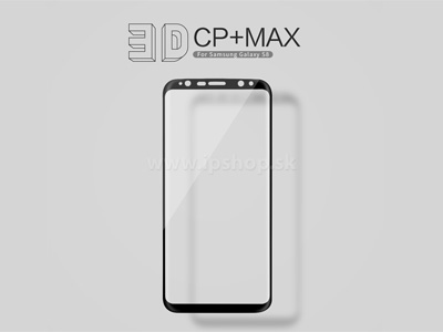 Nillkin 3D CP+ MAX - Temperovan tvrden ochrann sklo na cel displej pre SAMSUNG Galaxy S8 - ierne