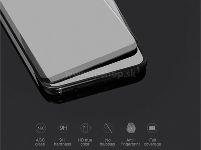3D CP+ MAX - Temperovan� tvrzen� ochrann� sklo na cel� displej pro SAMSUNG Galaxy S8 Plus - �ern� **V�PREDAJ!!