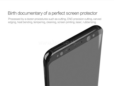 3D CP+ MAX - Temperovan tvrden ochrann sklo na cel displej pre SAMSUNG Galaxy S8 Plus - ierne **VPREDAJ!!