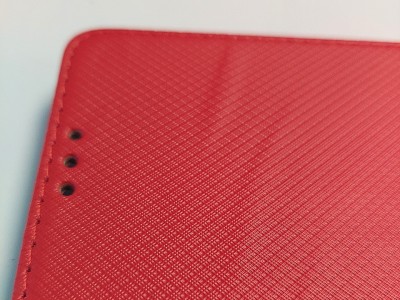BAZR Fiber Folio Stand Red (erven) - Flip puzdro na Samsung Galaxy A21S **AKCIA!!
