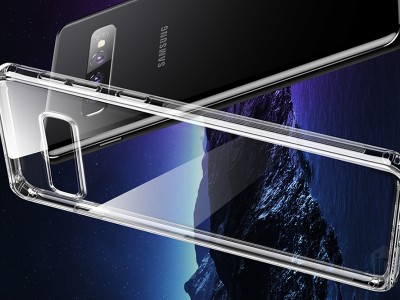 Baseus Simplicity Anti-Fall TPU Clear (ir) - Znakov ochrann kryt (obal) na Samsung Galaxy S10