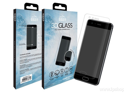EIGER 3D Glass - Temperovan tvrzen ochrann sklo na cel displej pro HONOR 9 **AKCIA!!