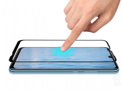 MyScreen Full Glue Tempered Glass Black (ern) - Tvrden sklo na cel displej pro Huawei P Smart 2019 / Honor 10 Lite