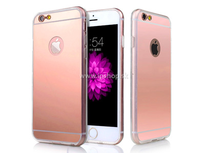 Ochrann kryt (obal) TPU Pink Mirror (ruov) so zrkadlovm efektom na Apple iPhone 6/6S (4.7'')