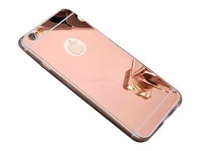 Ochrann kryt (obal) TPU Pink Mirror (ruov) so zrkadlovm efektom na Apple iPhone 6/6S (4.7'')