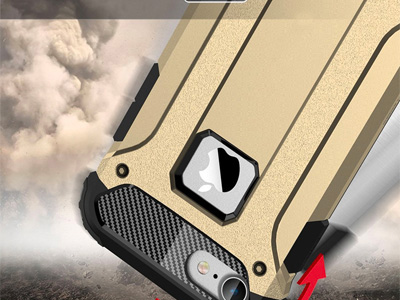 Hybrid Armor Defender (zlat) - Odoln kryt (obal) na Apple iPhone 7 **VPREDAJ!!