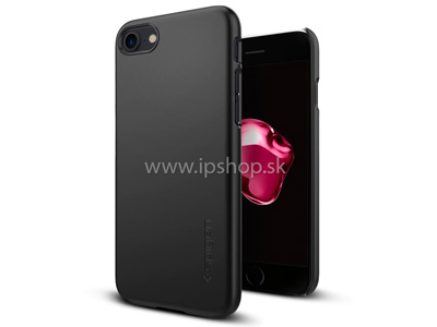 Spigen Thin Fit Black - luxusn ochrann kryt (obal) na Apple iPhone 7 / iPhone 8 / iPhone SE 2020 ierny