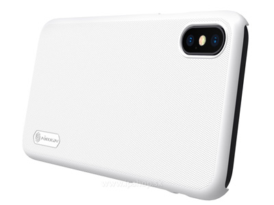Exclusive SHIELD White (biely) pre Apple iPhone X / XS - luxusn ochrann kryt (obal) + flia na displej **AKCIA!!