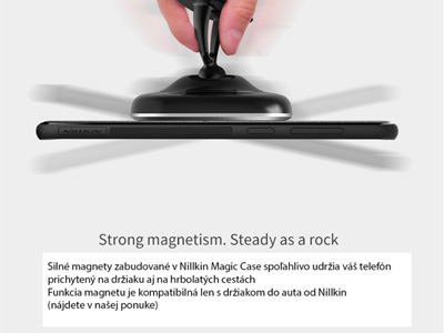 Nillkin Magic Case Black - ochrann kryt (obal) so zabudovanmi magnetmi pre Apple iPhone X **VPREDAJ!!