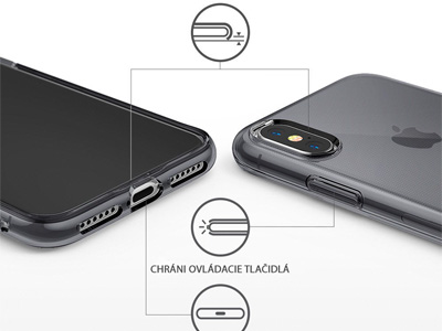 Ringke Fusion Case Smokey Black (dymov ed) - Ochrann kryt (obal) na Apple iPhone X / XS **AKCIA!!