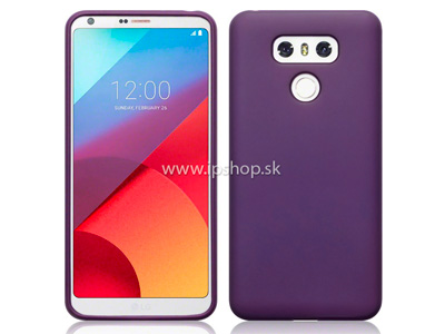 Ochrann gelov/gumov kryt (obal) farba Purple Matte (fialov matn) na LG G6 **AKCIA!!