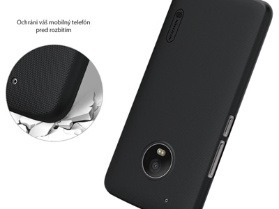 Exclusive SHIELD Black - luxusn ochrann kryt (obal) ern na Moto G5 Plus + flie na displej