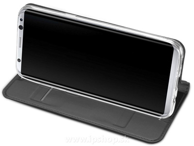 Luxusn Slim puzdro na Samsung Galaxy S8 (tmavoed)