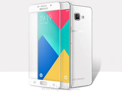 Tempered Glass White - temperovan tvrden ochrann sklo na cel displej pre Samsung Galaxy A5 (2017) biele