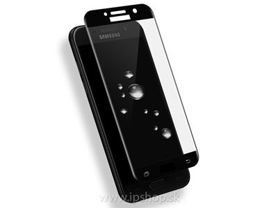 Tempered Glass Black - temperovan tvrden ochrann sklo na cel displej pre Samsung Galaxy A5 (2017) ierne