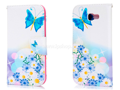 Peaenkov puzdro Colored Flower and Butterflies na Samsung Galaxy A7 (2017) **VPREDAJ!!