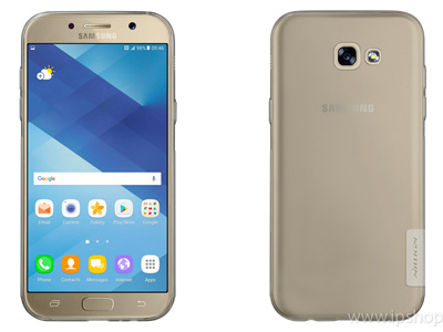 Luxusn� ochrann� kryt (obal) Nature TPU Smokey Black (dymov� �ed�) na Samsung Galaxy A7 (2017) **V�PREDAJ!!