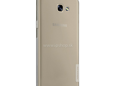 Luxusn� ochrann� kryt (obal) Nature TPU Smokey Black (dymov� �ed�) na Samsung Galaxy A7 (2017) **V�PREDAJ!!