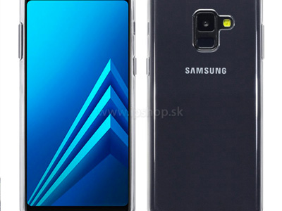 2x ochrann� gelov�/gumov� kryt (obal) Ultra Clear (�ir�) na Samsung Galaxy A8 (2018) **AKCIA!!