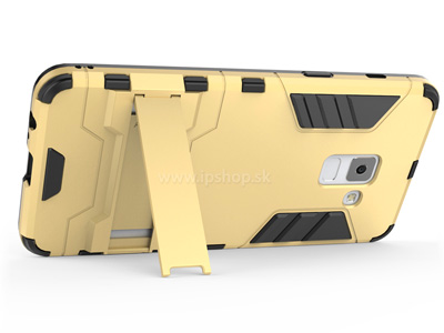 Armor Stand Defender Black (ierny) - odoln ochrann kryt (obal) na Samsung Galaxy A8 (2018)