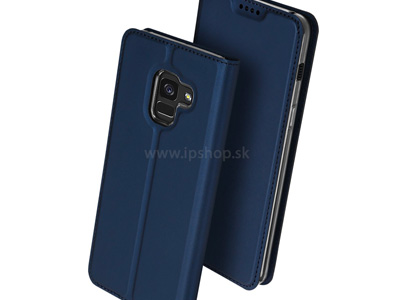 Luxusn Slim pouzdro Dark Blue (modr) na Samsung Galaxy A8 (2018)