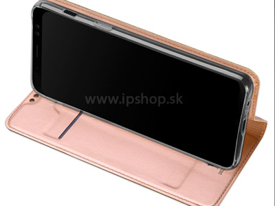 Luxusn Slim pouzdro Rose Gold (rovozlat) na Samsung Galaxy A8 (2018)