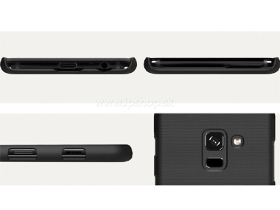 Exclusive SHIELD Black - luxusn ochrann kryt (obal) ern na Samsung Galaxy A8 (2018)