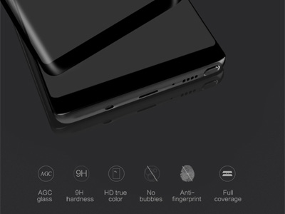 3D CP+ MAX - Temperovan tvrzen ochrann sklo na cel displej pro SAMSUNG Galaxy Note 8 - ern