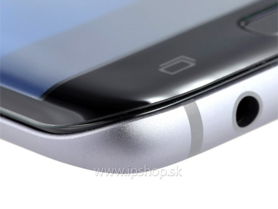 3D Edge To Edge Glass - Temperovan tvrden ochrann sklo na cel displej pre Samsung Galaxy S7 Edge - ierne