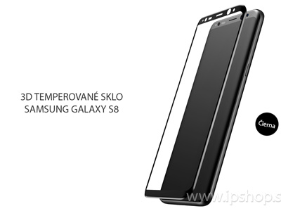 3D ARC Glass - Temperovan ochrann sklo na cel displej pre SAMSUNG Galaxy S8