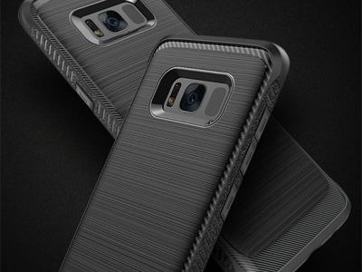 Fiber Defender Black (ern) Typ II - odoln ochrann kryt (obal) na Samsung Galaxy S8 **AKCIA!!