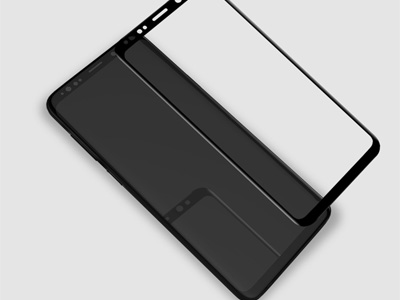 3D CP+ MAX - temperovan tvrden ochrann sklo na cel displej pre SAMSUNG Galaxy S9 - ierne
