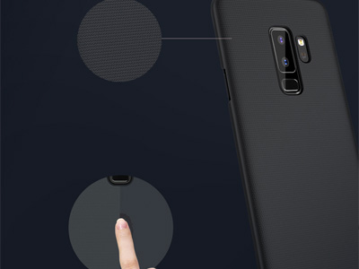 Exclusive SHIELD Black - luxusn ochrann kryt (obal) ern na Samsung Galaxy S9 Plus
