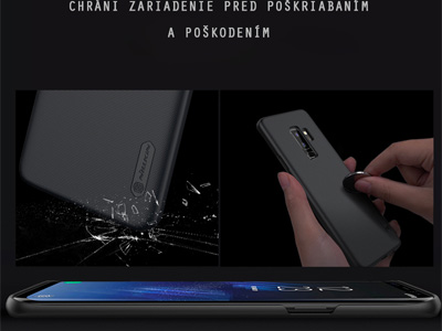 Exclusive SHIELD Black - luxusn ochrann kryt (obal) ern na Samsung Galaxy S9 Plus
