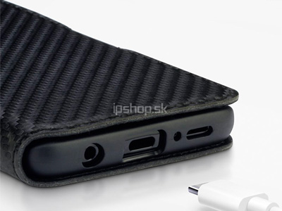Peaenkov puzdro Carbon Fiber Black (ierne) na Samsung Galaxy S9 **AKCIA!!