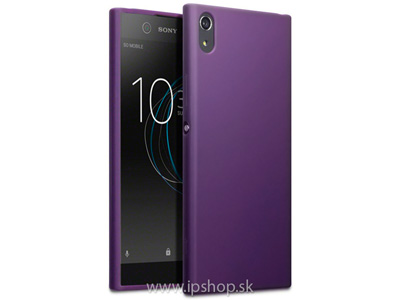 Ochrann gelov kryt (obal) TPU Purple Matte (matn fialov) na Sony Xperia XA1 Ultra