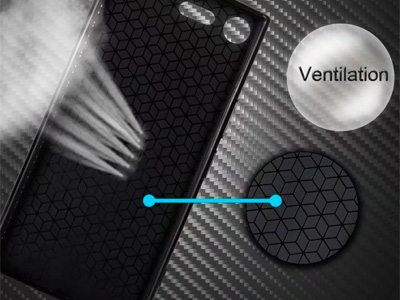 Carbon Fiber Case Gold - ochrann kryt (obal) pre Sony Xperia XZ Premium