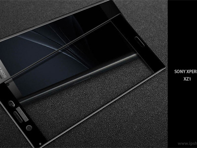 3D Tempered Glass Black (ierne) - temperovan tvrden ochrann sklo na cel displej pre SONY Xperia XZ1