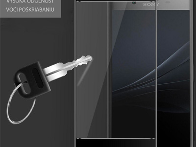 3D Tempered Glass Black (ierne) - temperovan tvrden ochrann sklo na cel displej pre SONY Xperia XZ1